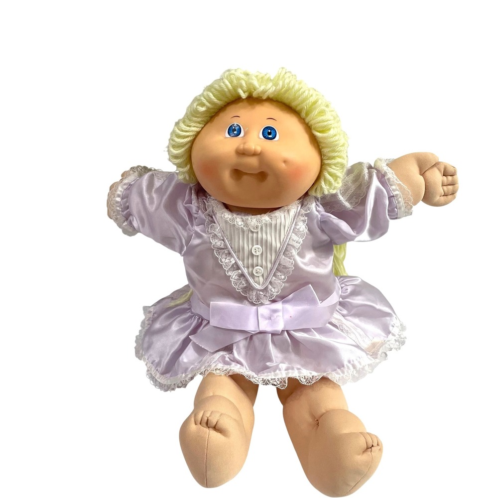 Cabbage‎ Patch vintage doll 1978 1982 blue eyes spaghetti hair